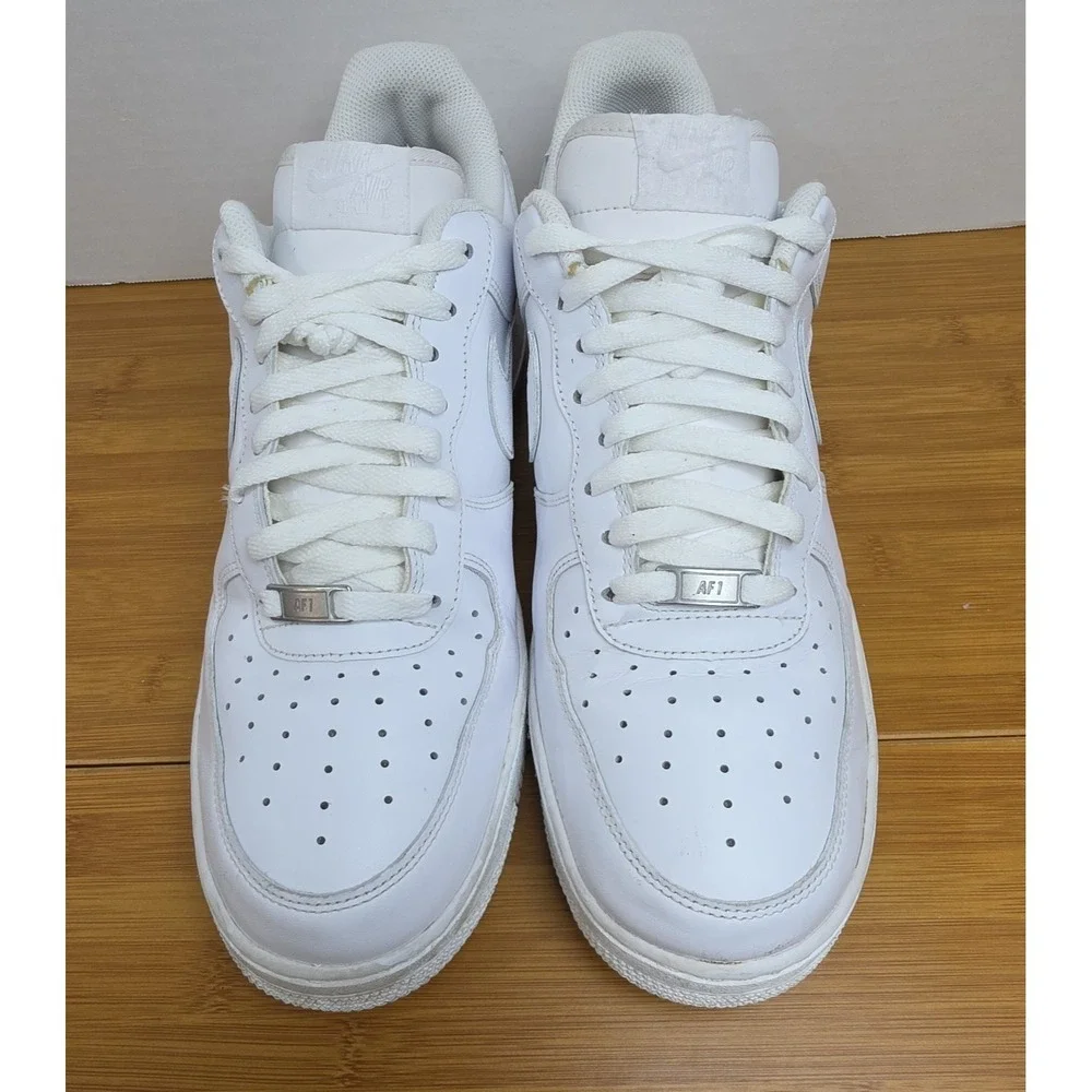 Nike Air Force 1 Low Shoes Mens Size 13 White Low Top Sneakers 315122-111